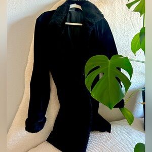 Vintage genuine leather coat